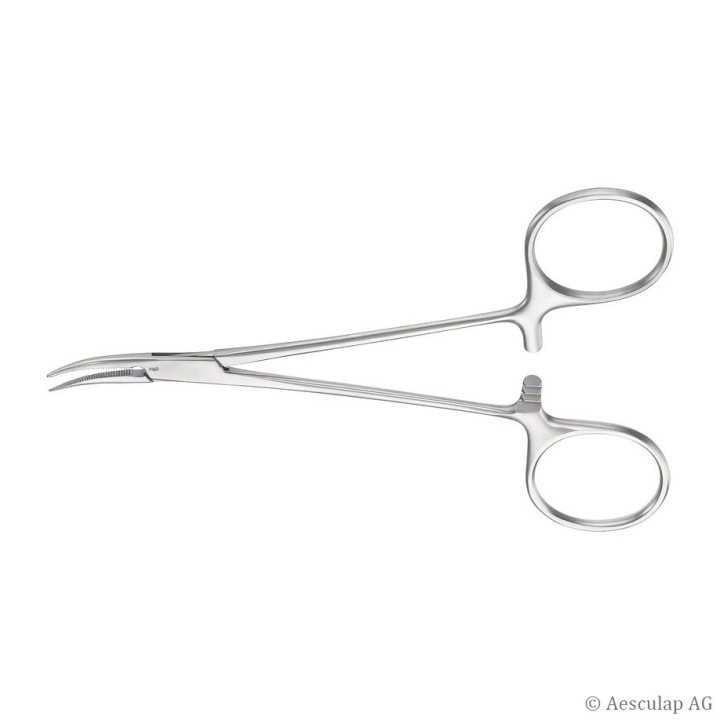 Aesculap HALSTED (MOSQUITO) Hemostatic Forceps, curved, 125 mm