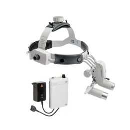 Kopfleuchte HEINE ML4 LED Set mit HRP Lupen und mPack
