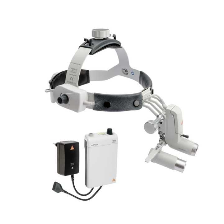 HEINE ML4 LED Set avec loupes HRP et mPack