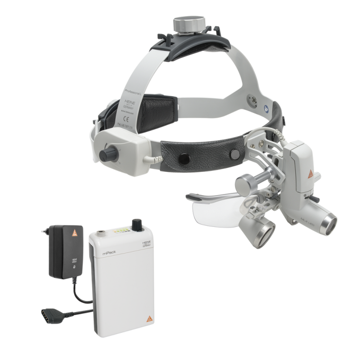 HEINE ML4 LED Set with HR 2.5x loupes and S-GUARD