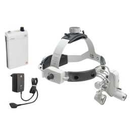 Lampe frontale HEINE ML4 LED Set avec loupes HR 2,5x
