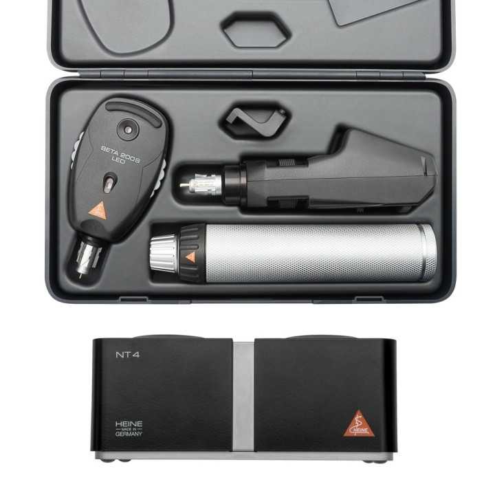Set oftalmológico HEINE BETA 200S LED con cargador de mesa
