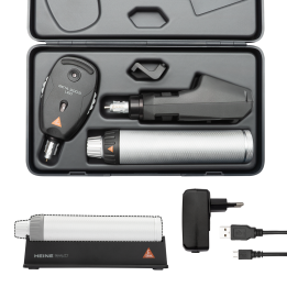 Set oftalmológico HEINE BETA 200S LED con mango recargable