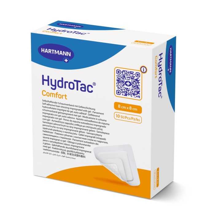 HARTMANN HydroTac comfort 8 x 8 cm, 10 pcs