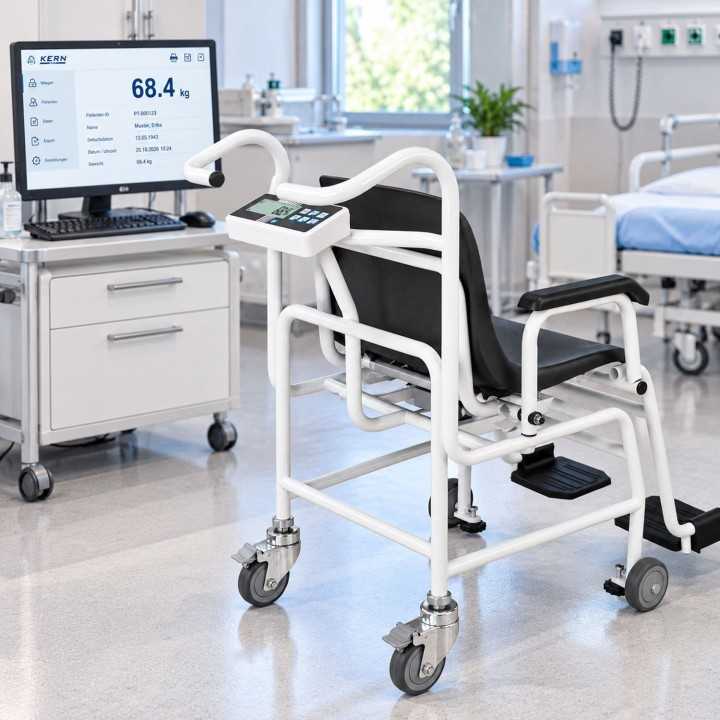 Báscula de silla con acreditación médica KERN MCN 200K-1M