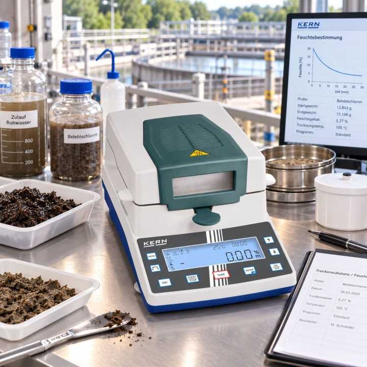 KERN DAB 200-2 Analisador de humidade