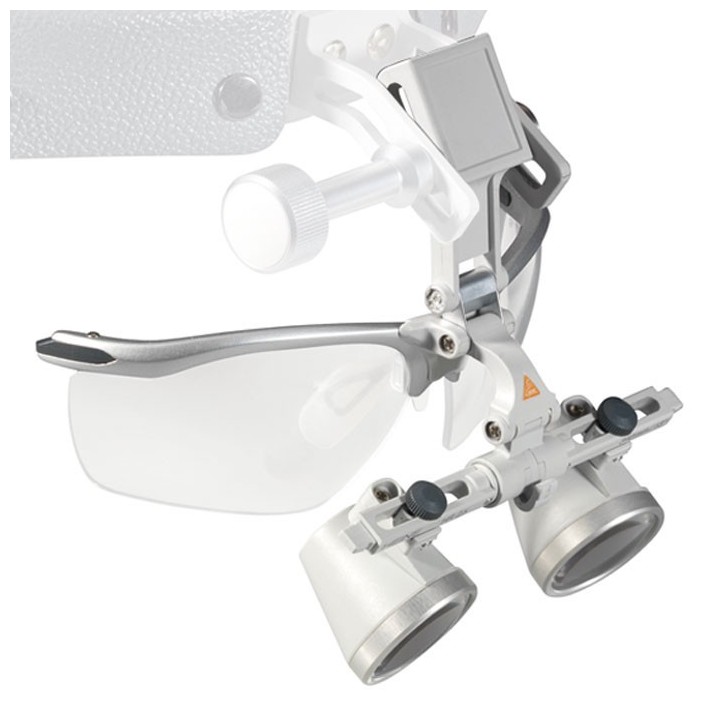 Lupas binoculares HEINE HR 2.5x para cinta craneal