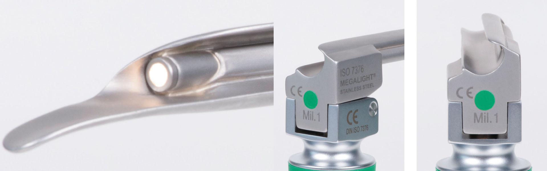 KaWe MEGALIGHT Miller F.O. Laryngoscope Blades KaWe MEGALIGHT Miller F.O. Laryngoscope Blades