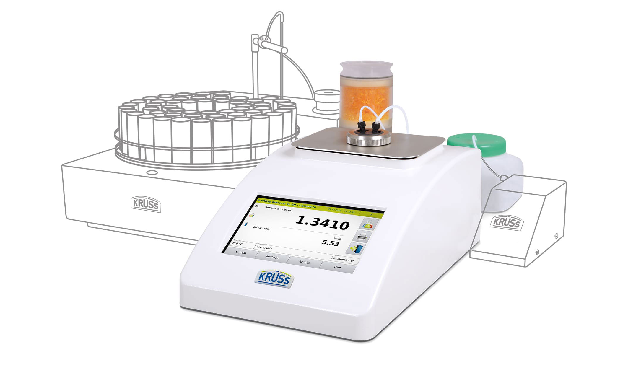 Digital laboratory refractometers DR6000-TF fully automatic